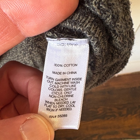 Express Women's Dark Gray V-Neck Sweater - Picture 3 of 5